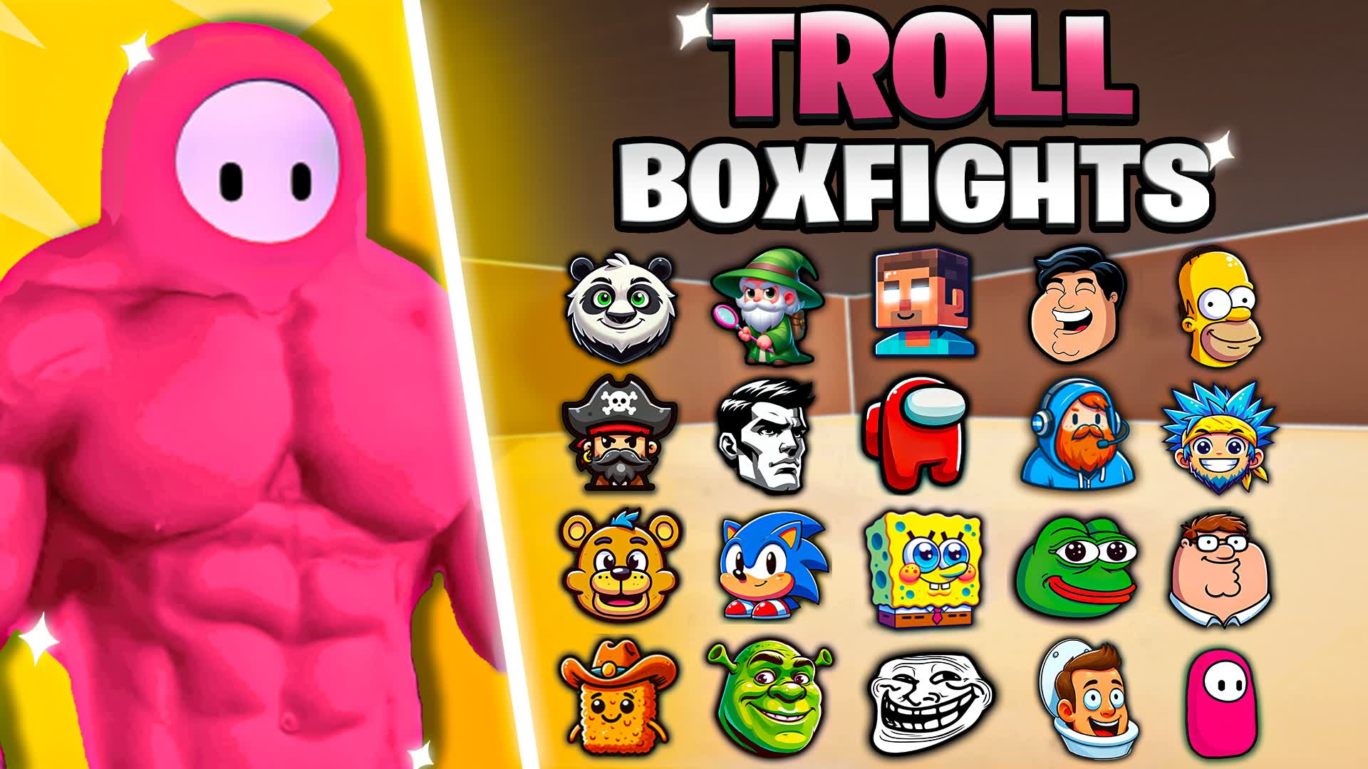 【注目の島】😂 MEGA TROLL BOXFIGHTS 📦