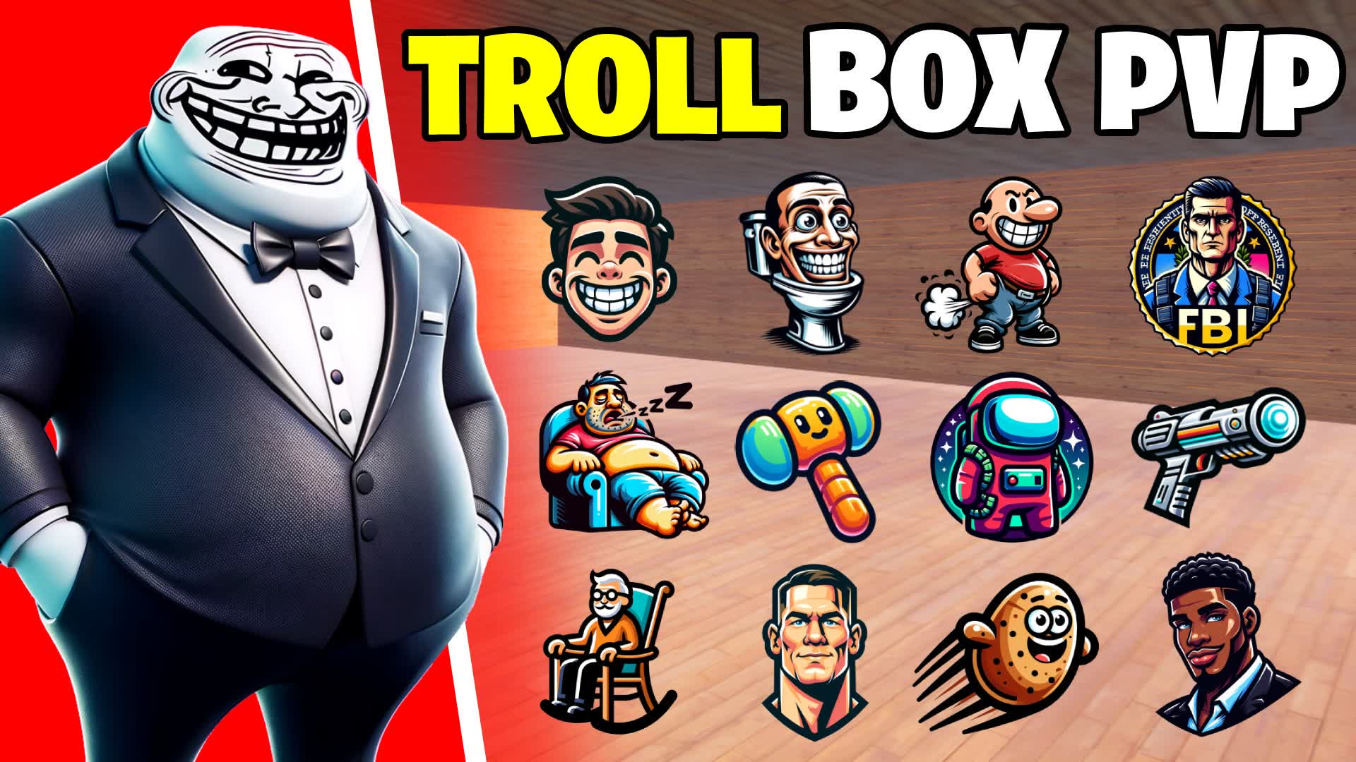 【注目の島】FULL TROLL BOX PVP 😂📦