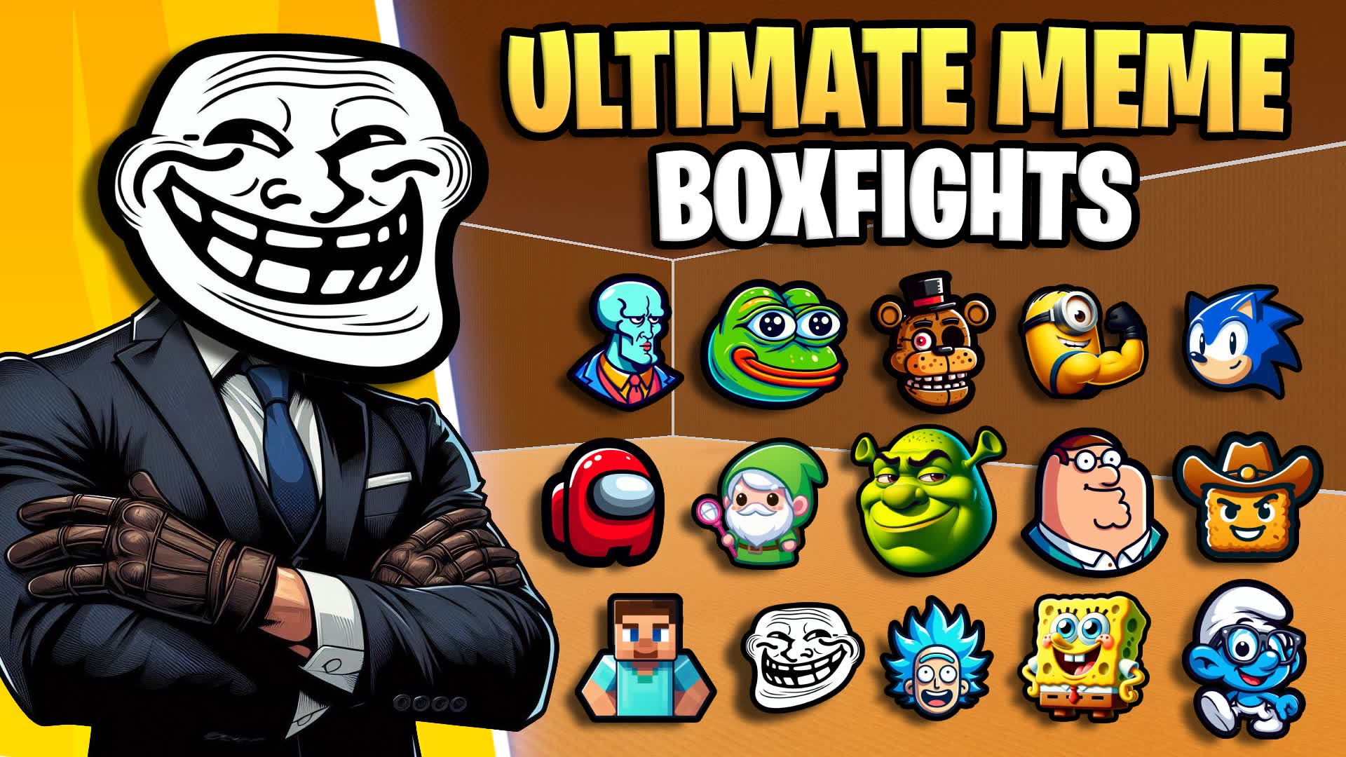 【注目の島】🤣 ULTIMATE MEME BOXFIGHTS 📦