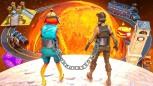 【注目の島】CHAINED TOGETHER FORTNITE! [1-4 PLAYERS]