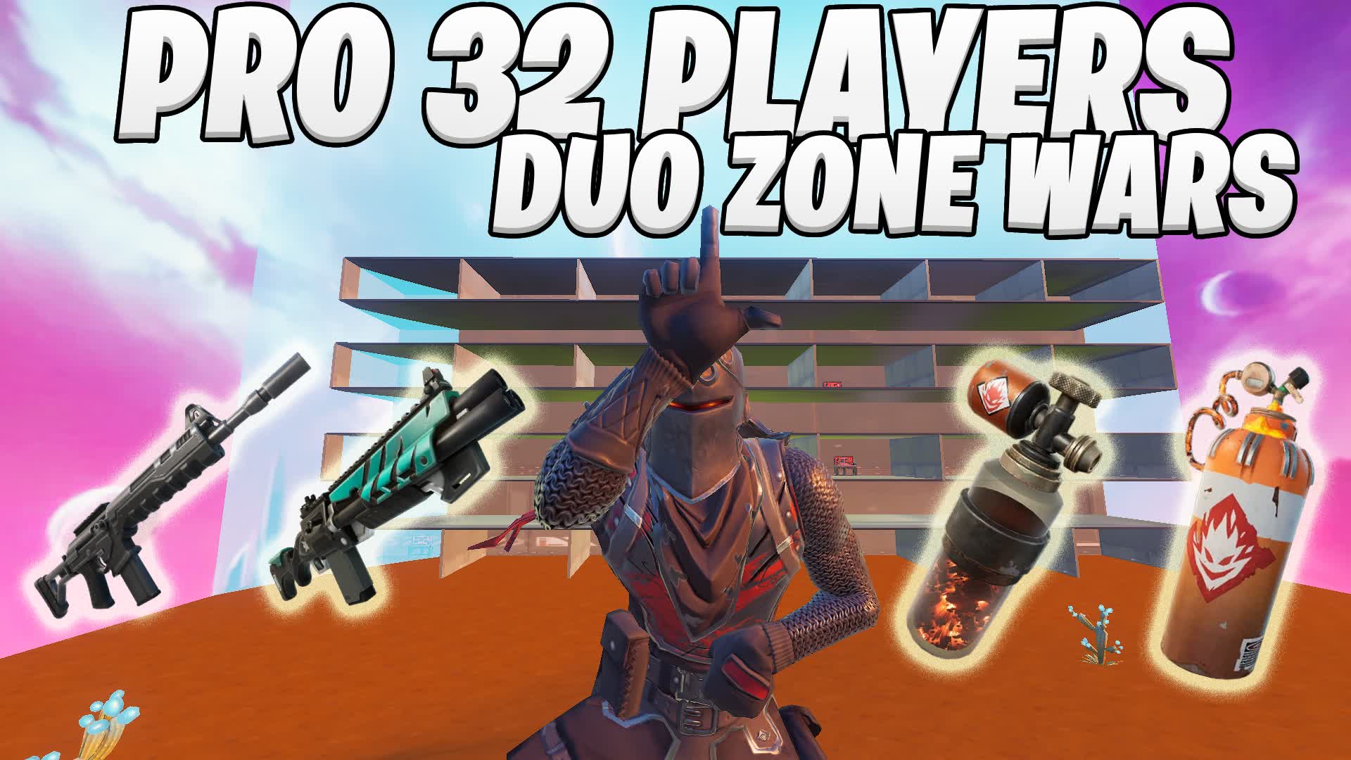 【注目の島】✨NEW✨ [DUO] 32 PLAYERS ZONE WARS