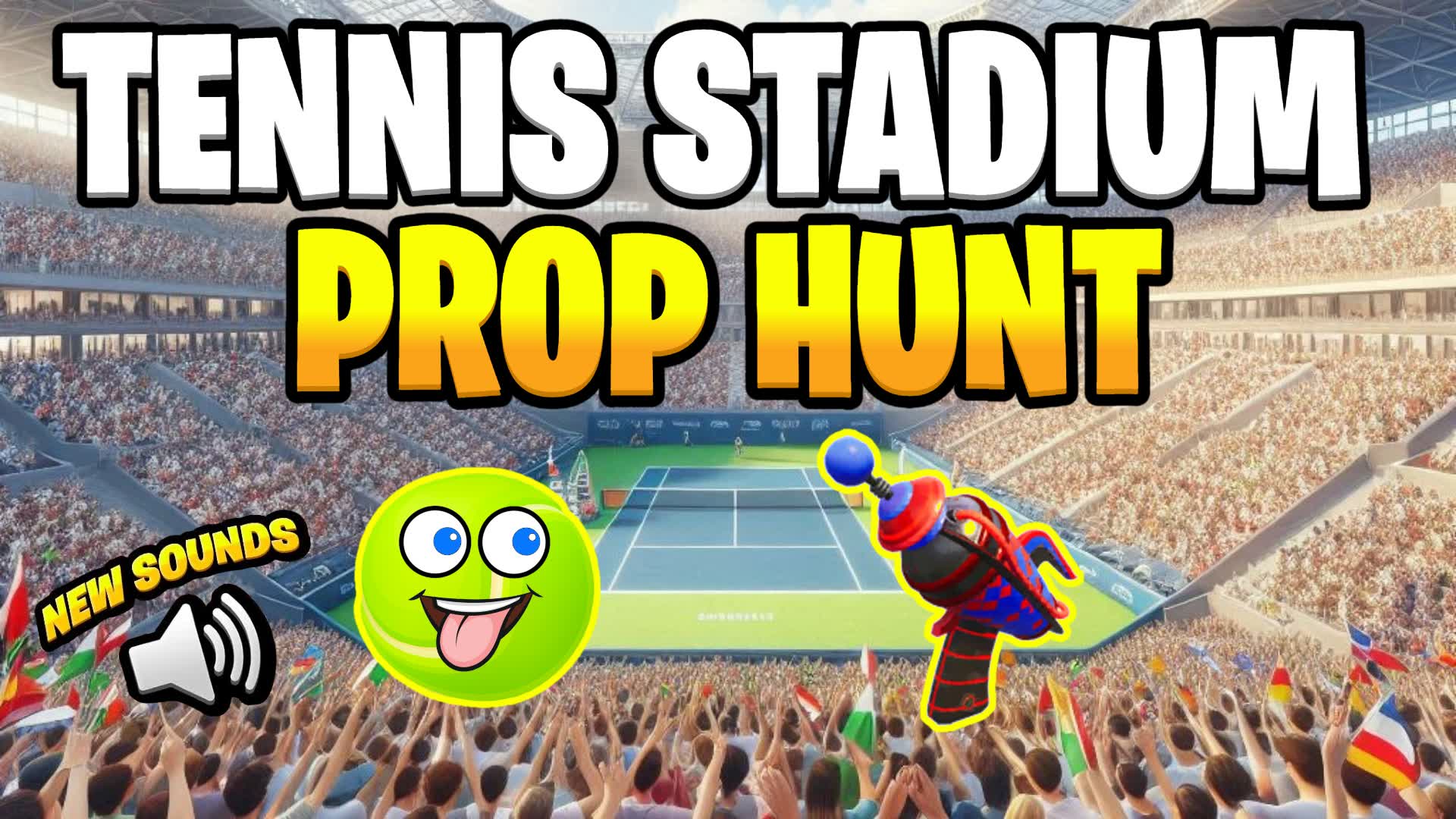 【注目の島】TENNIS STADIUM PROP HUNT🎾