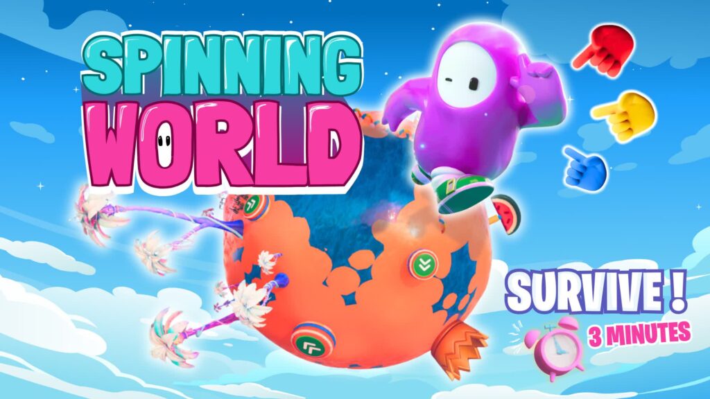【注目の島】FALL GUYS 🌀🌏 SPINNING WORLD ⌛SURVIVE