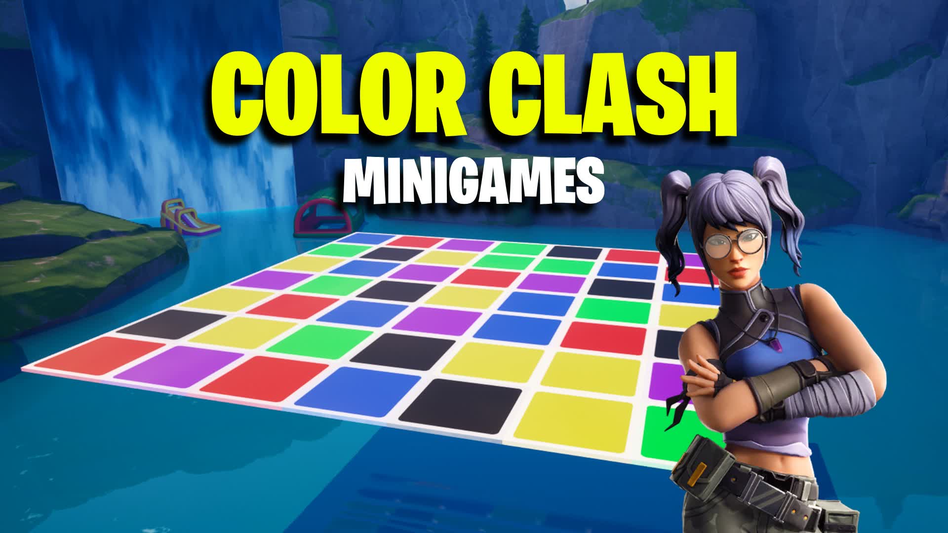 【注目の島】🌈 Color Clash Minigames 💥