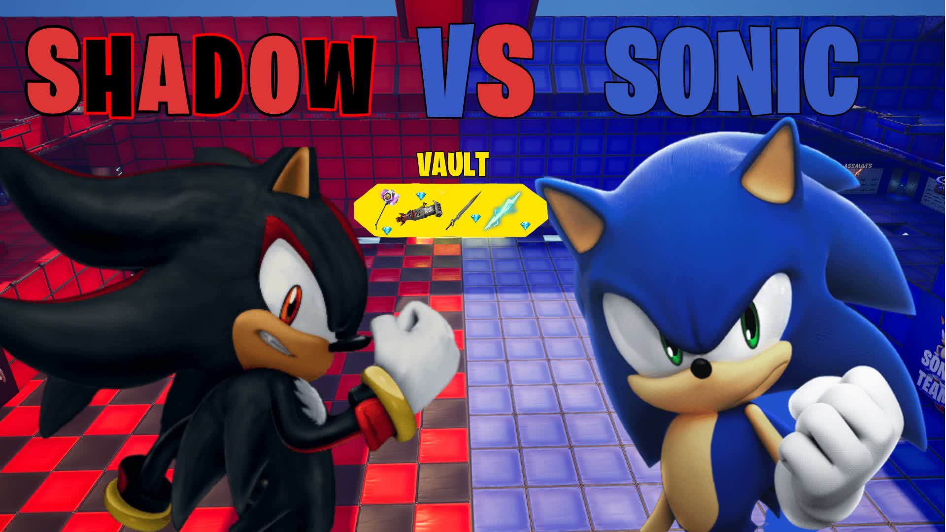 【注目の島】RED VS BLUE 🔵SONIC & SHADOW🔴