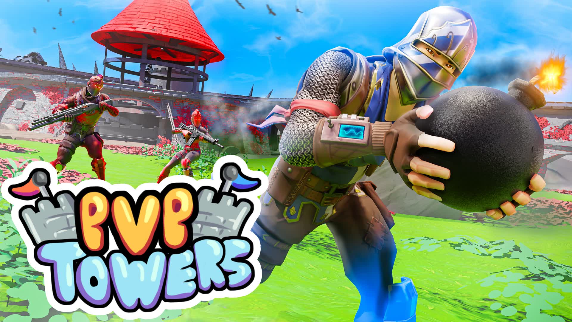 【注目の島】🔴 PVP - TOWERS 🔵