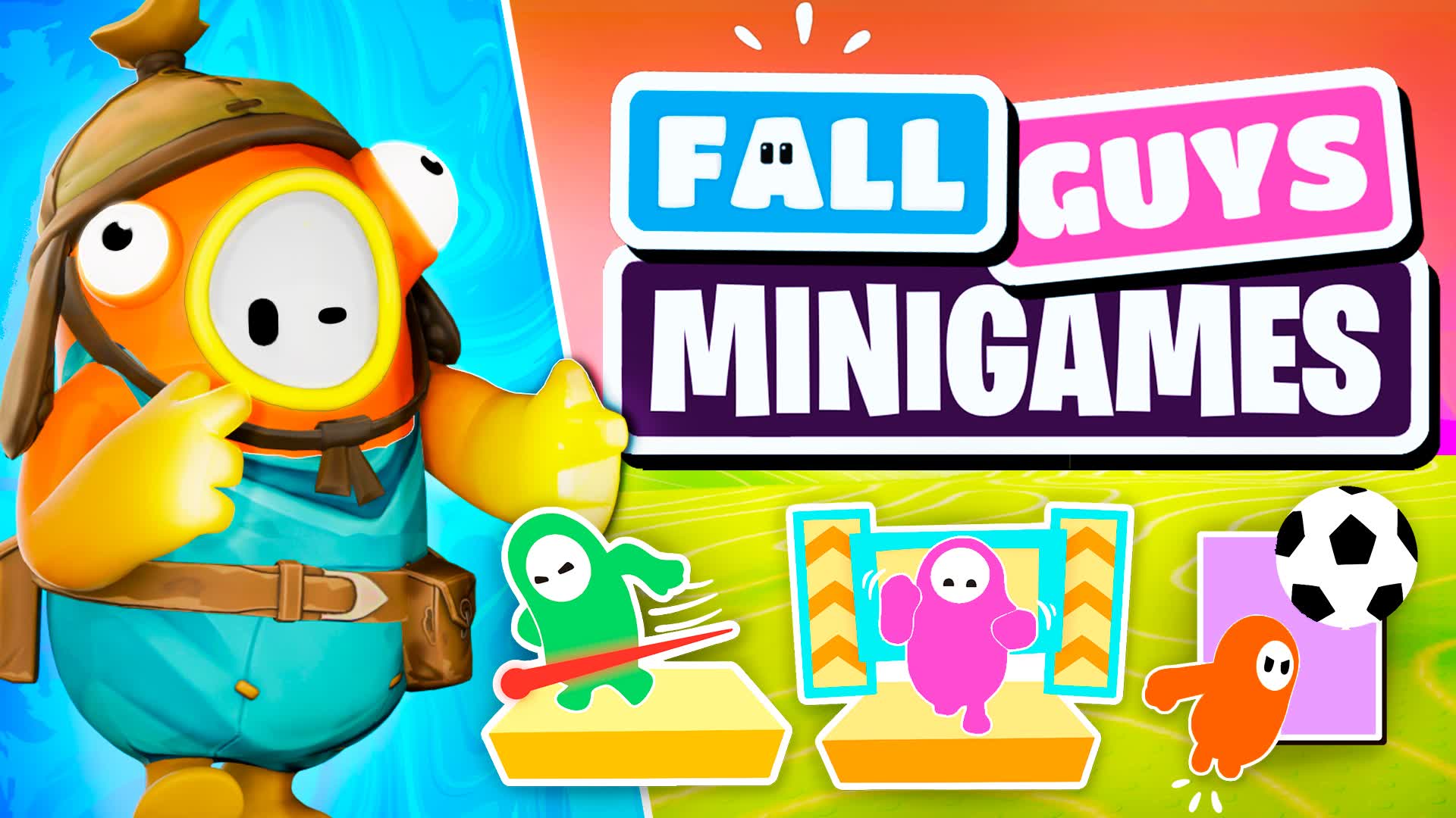 【注目の島】FALL GUYS MINIGAMES 😃 +10 MINIGAME