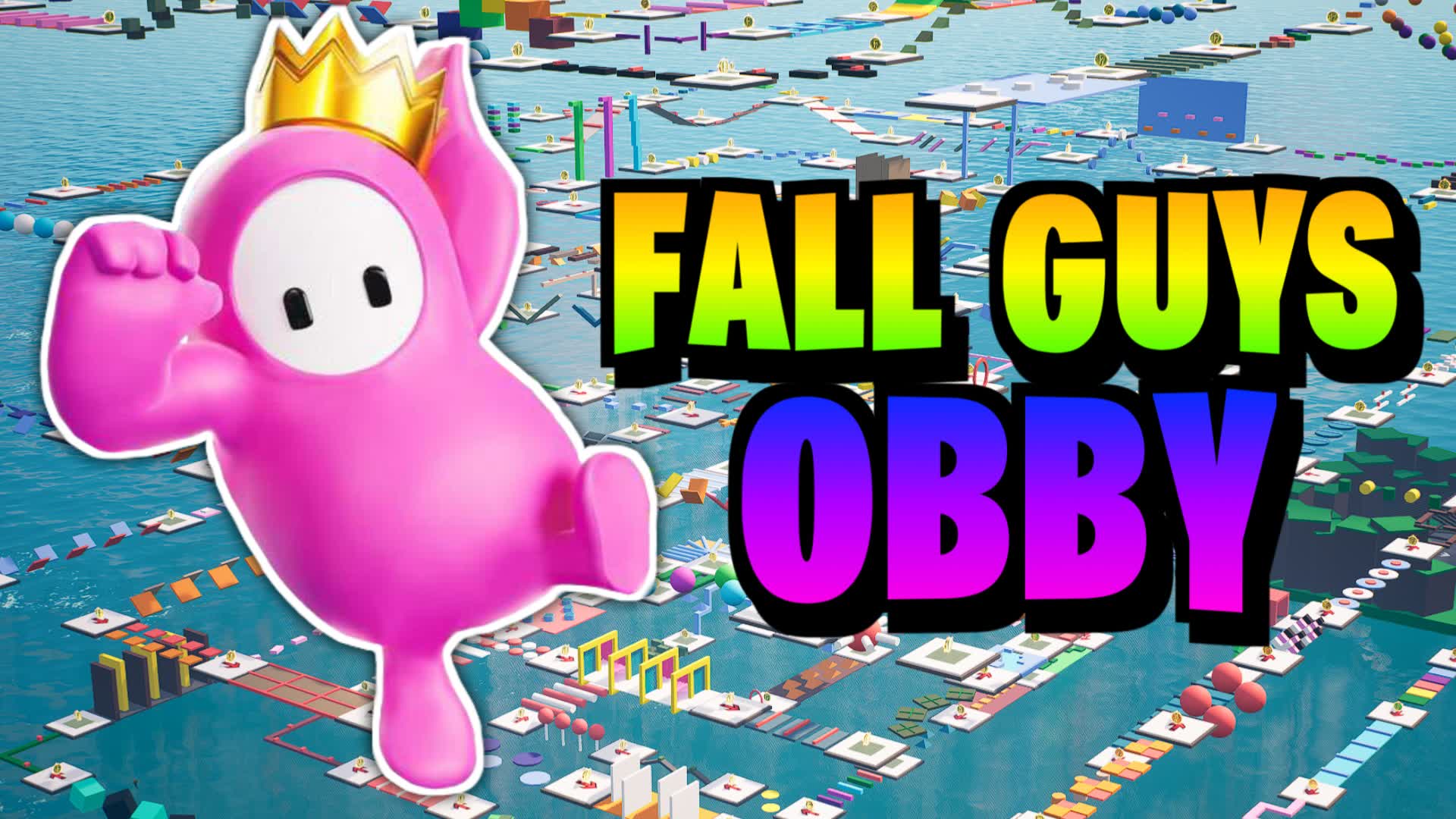 【注目の島】Fall Guys Obby Parkour ⭐