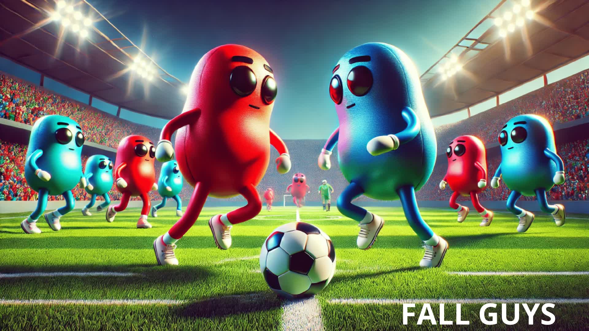 【注目の島】FALL GUYS RED VS BLUE  FOOTBALL - SOCCER