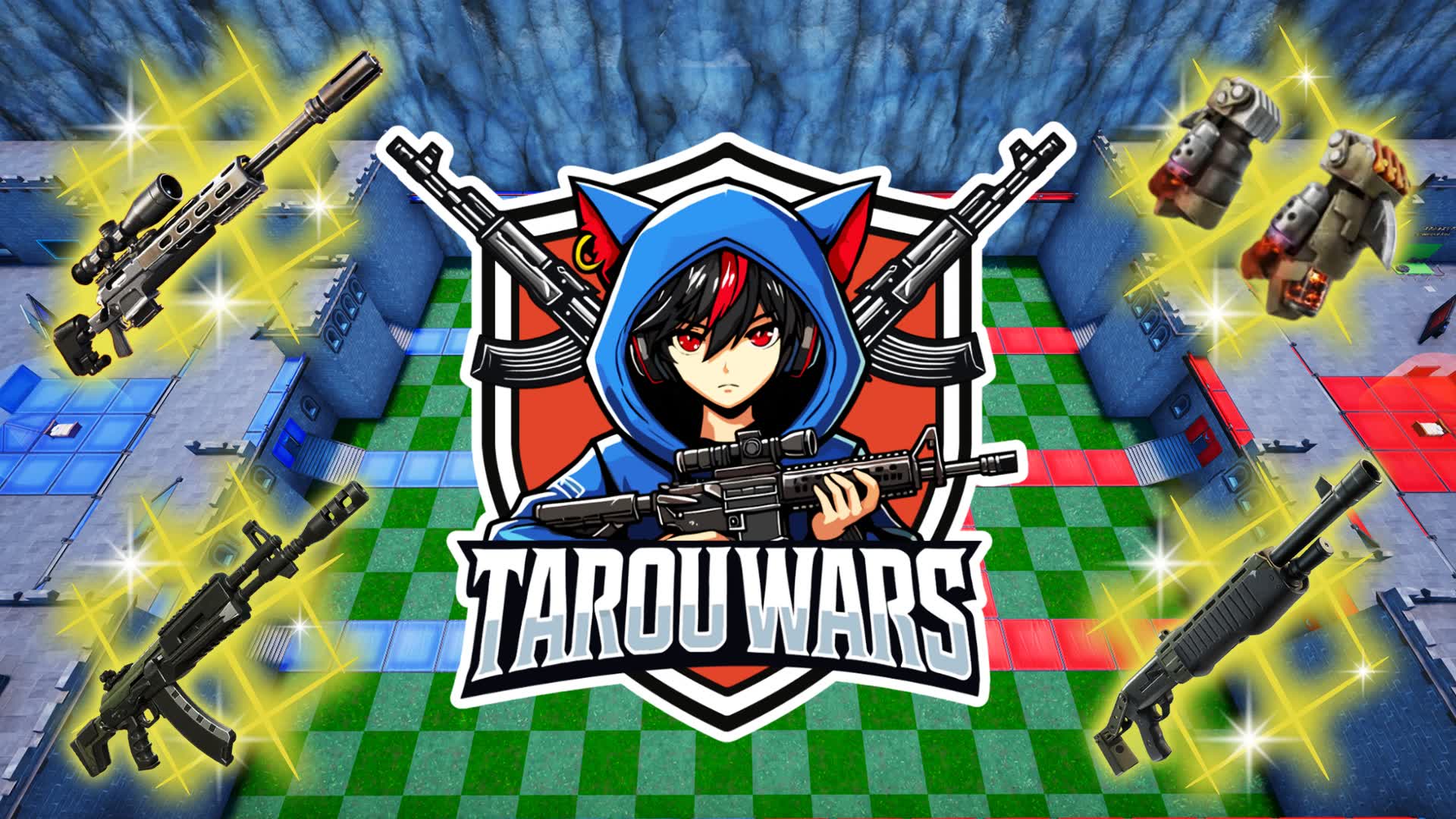 【注目の島】🔫TAROU WARS-RED VS BLUE＆BED🔴🔵