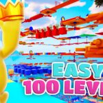 【注目の島】OBBY FALL GUYS PARKOUR 100+ LEVEL! 🚀