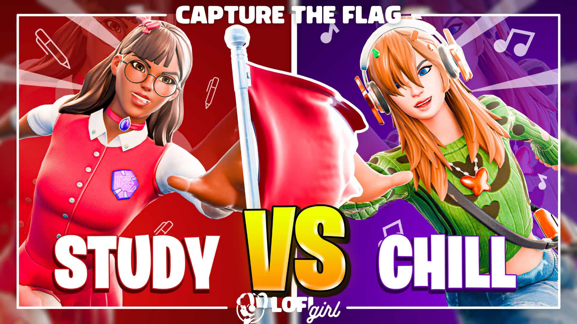 【注目の島】📚 STUDY VS CHILL 💤 CAPTURE THE FLAG