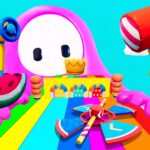 【注目の島】👑 FALL GUYS: 100 LEVELS PARKOUR 👑