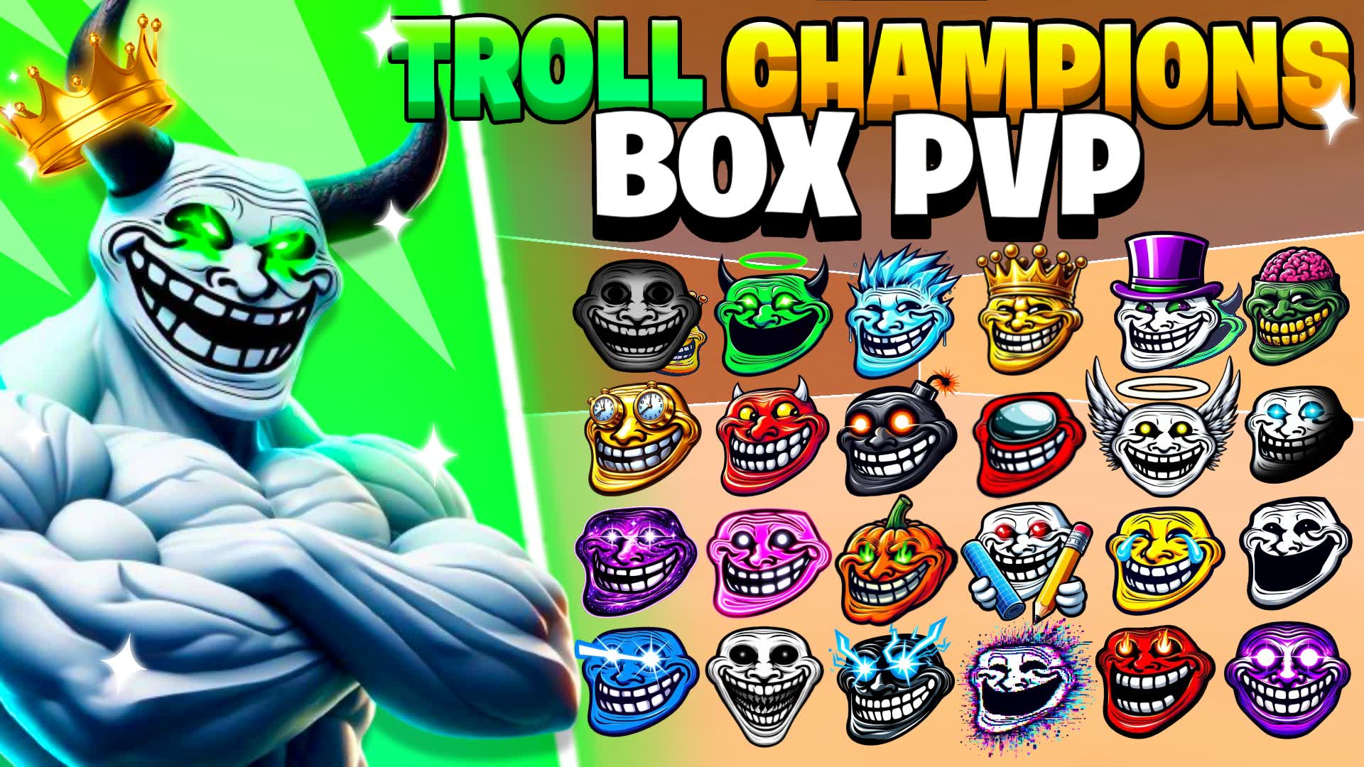 【注目の島】👑 TROLL CHAMPIONS BOXFIGHTS 📦