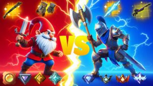 【注目の島】Red vs Blue: Gnomes vs Knights Showdown