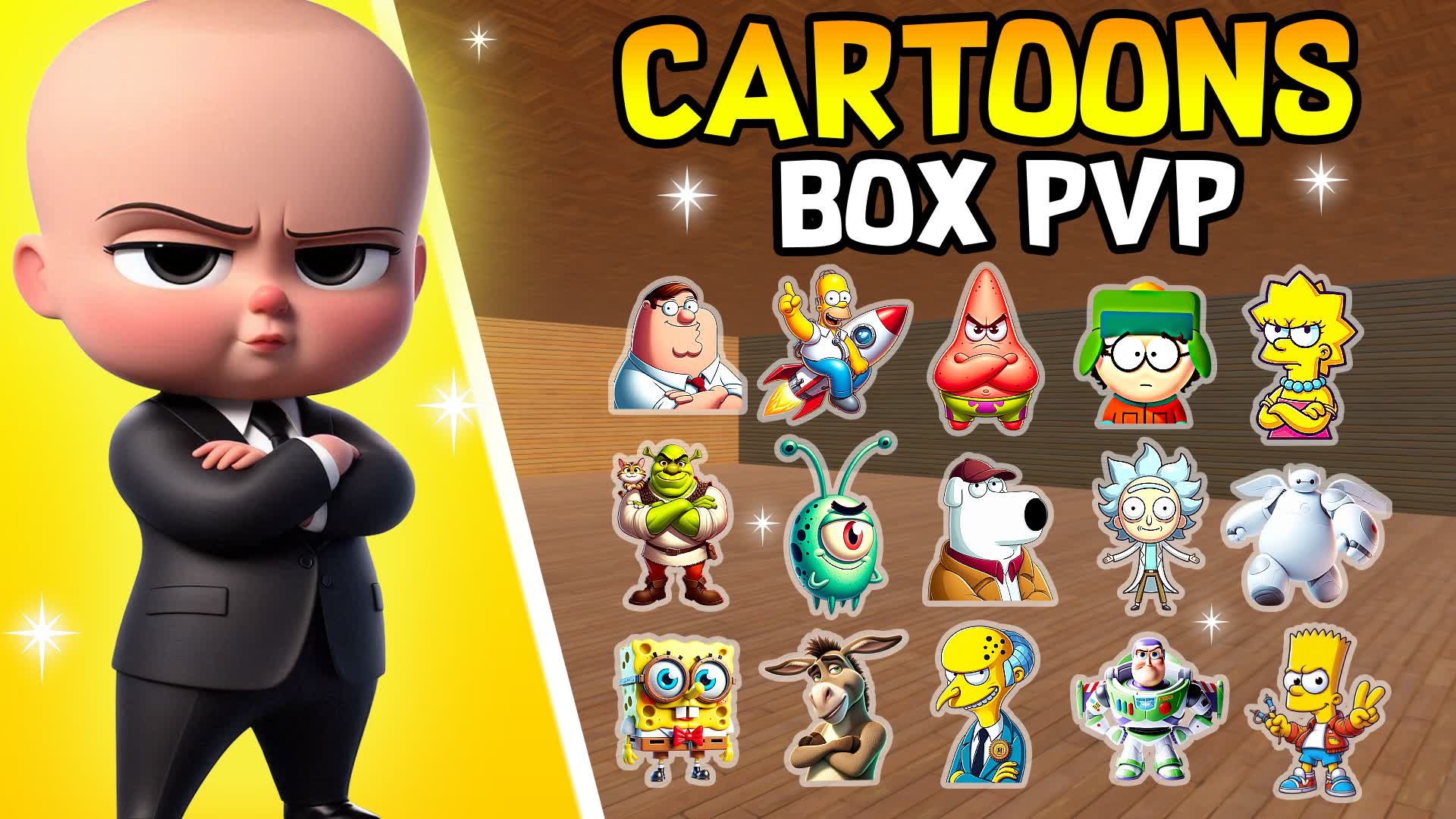 【注目の島】🤪CARTOONS BOX PVP📦