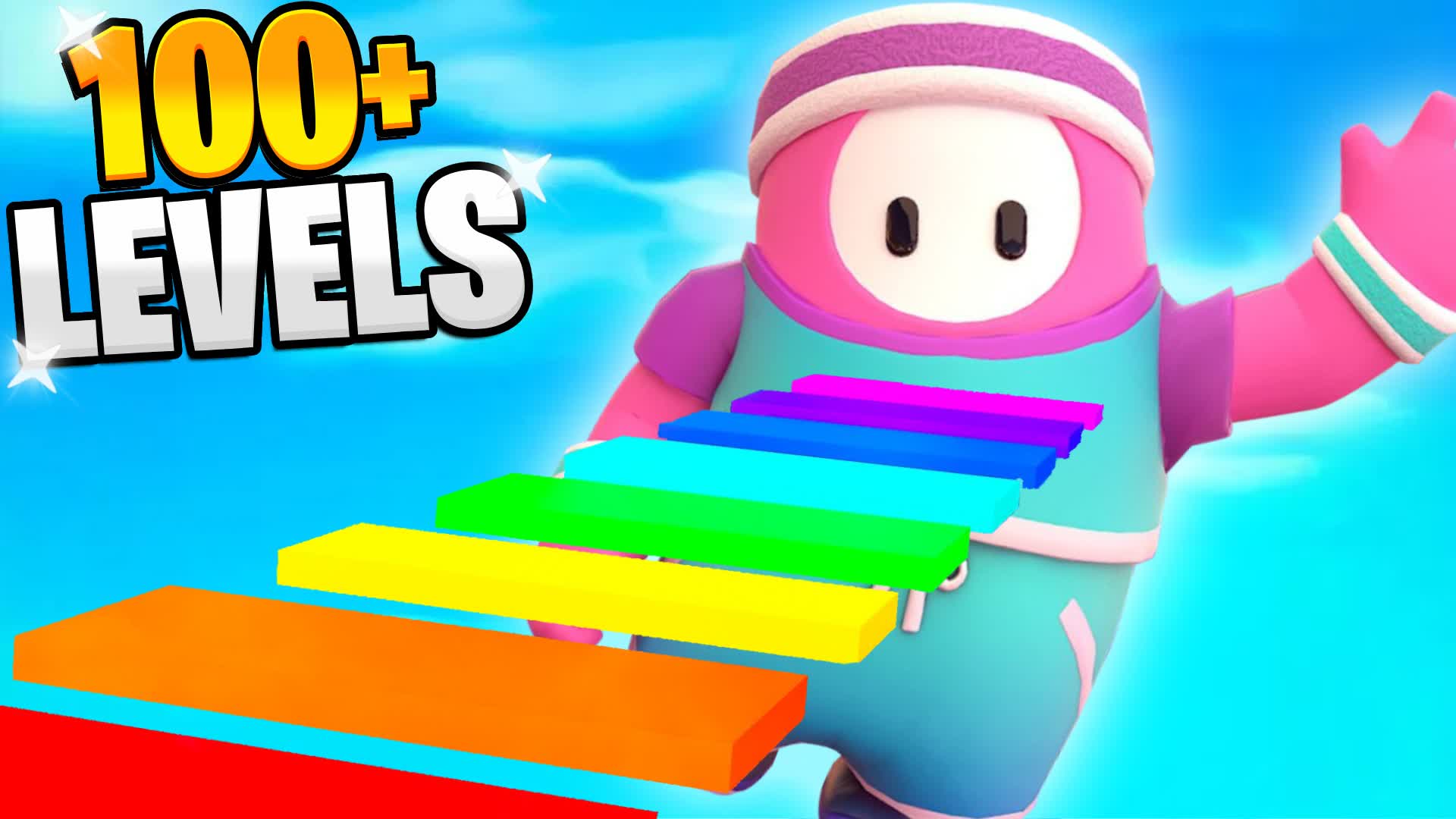 【注目の島】FUN FALL GUYS OBBY 🌈 100+ LEVELS!⭐