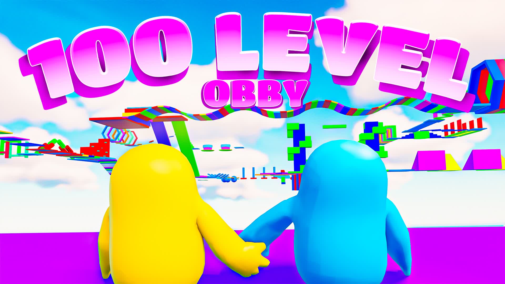 【注目の島】⭐️ MEGA OBBY - FALL GUYS 🌏