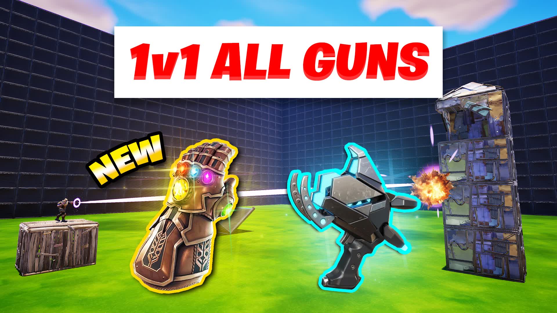 【注目の島】1v1 All Weapons - Build Fights - Pit