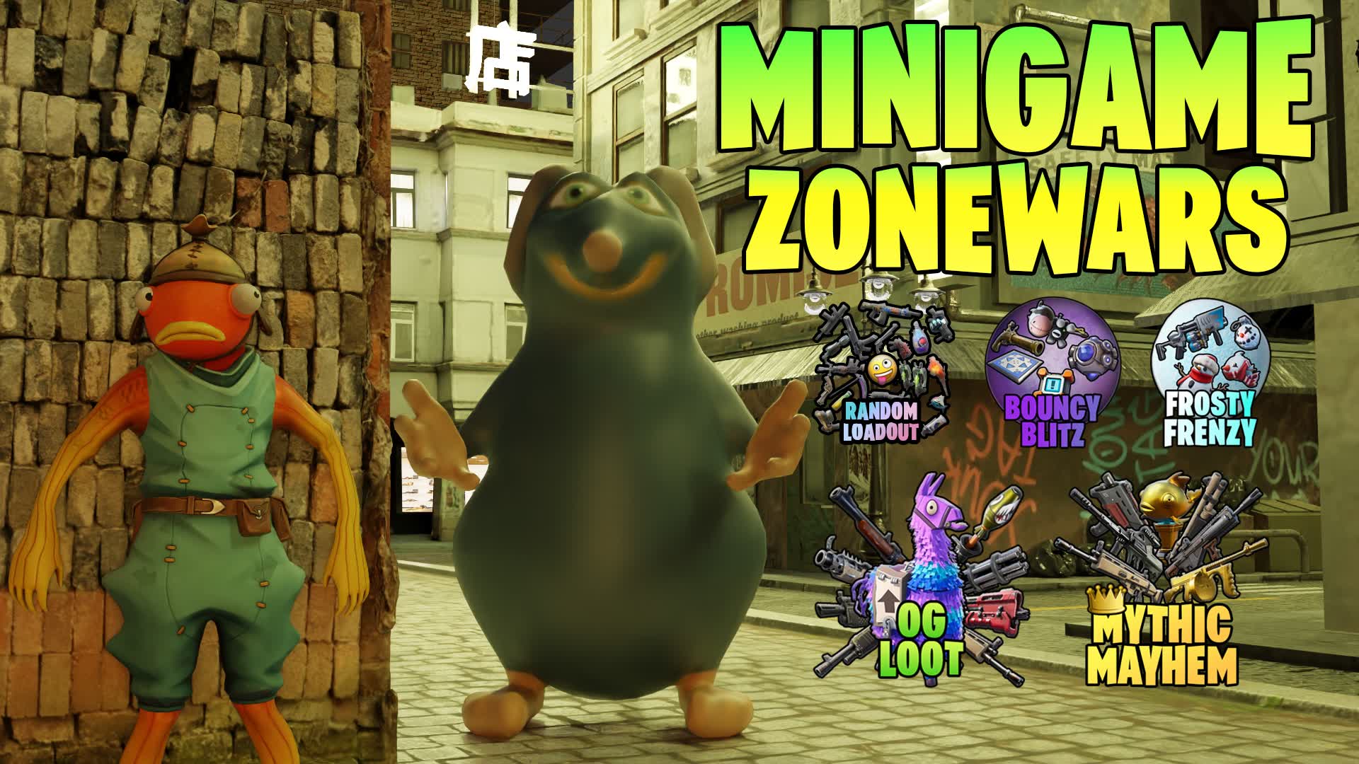 【注目の島】Minigame Zonewars