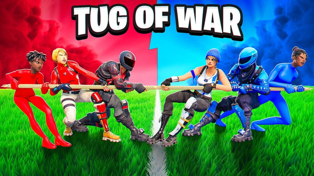 【注目の島】RED VS BLUE TUG OF WAR