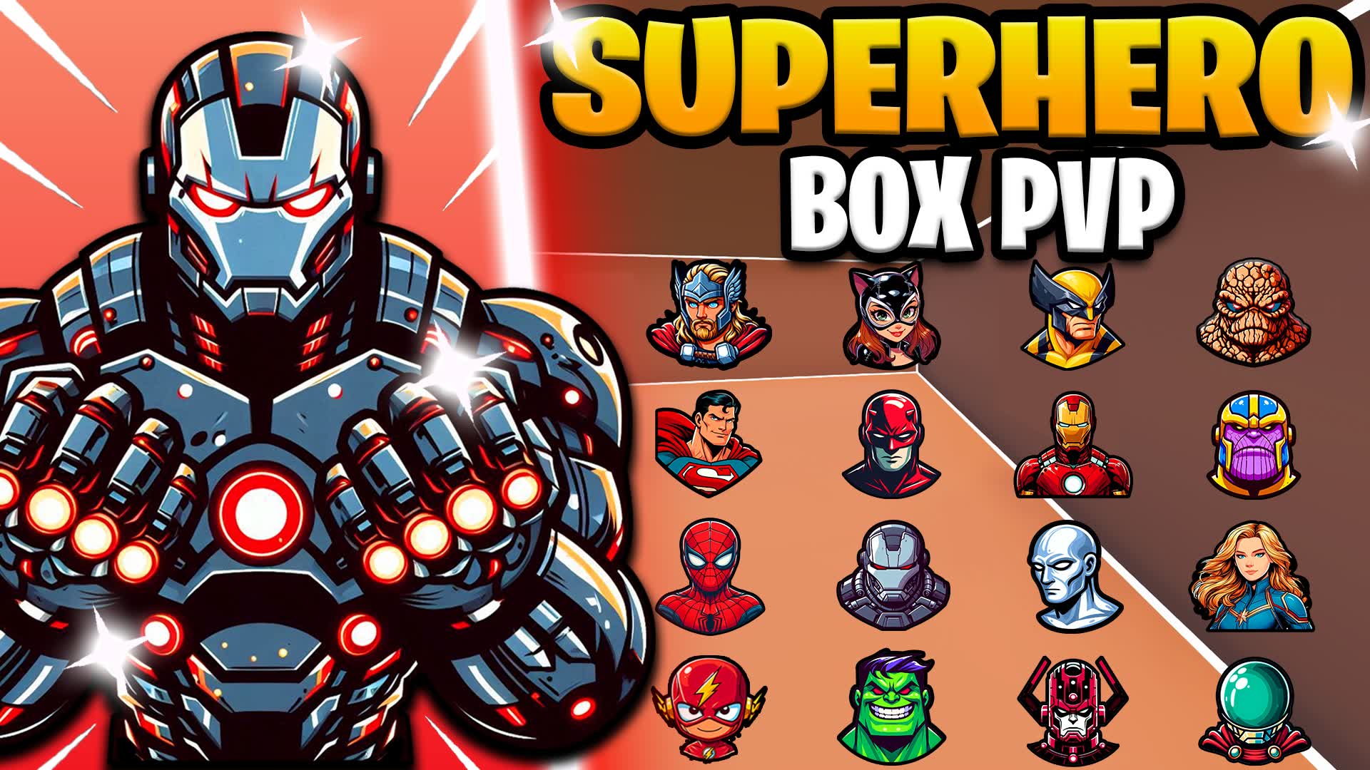 【注目の島】🦸SUPERHERO BOXFIGHTS📦