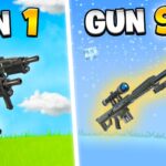 【注目の島】❄️WINTER GUN GAME 🔫ONE SHOT 🎯 DRIVE 🚗