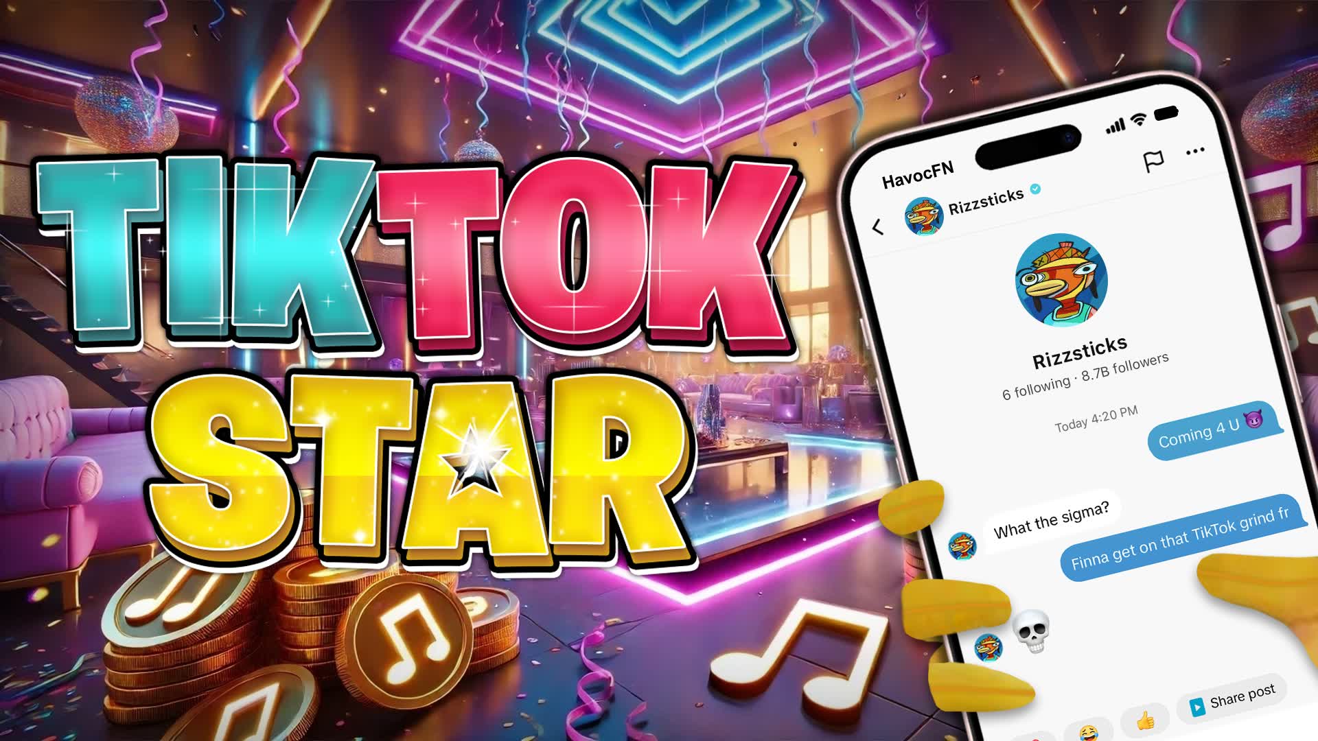 【注目の島】TIKTOK STAR TYCOON ⭐