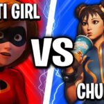 【注目の島】ELASTI GIRL VS CHUN LI 💯RED VS BLUE🔴🔵