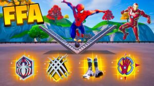 【注目の島】🦸♂MARVEL 1V1 FFA BUILD FIGHTS💥