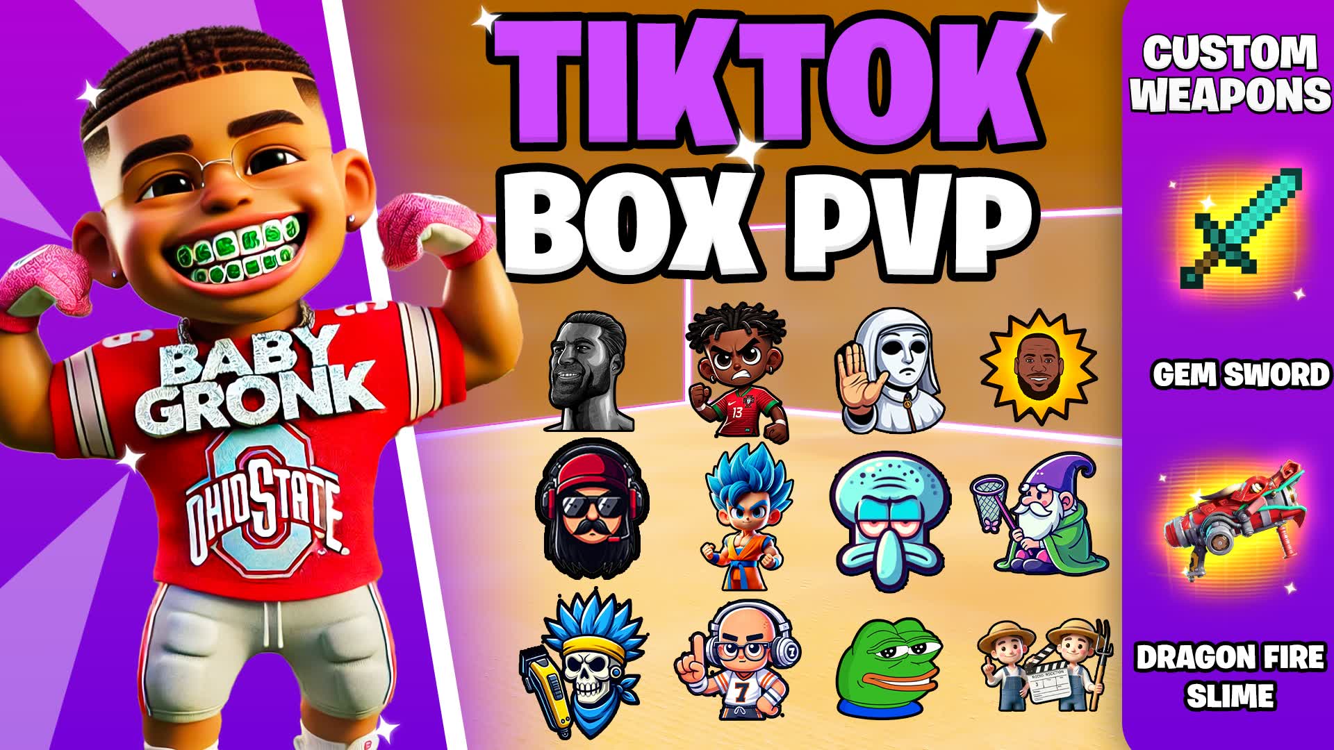 【注目の島】🔥TIKTOK BOXFIGHTS📦