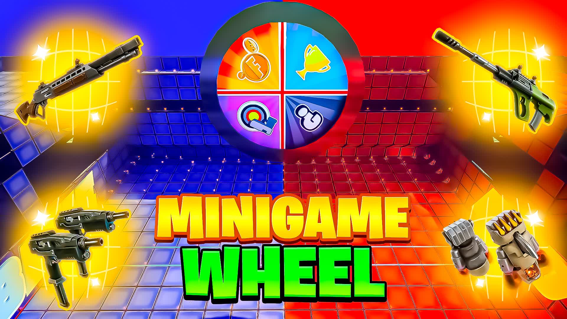 【注目の島】MINIGAME WHEEL 🥵 RED VS BLUE 🥶