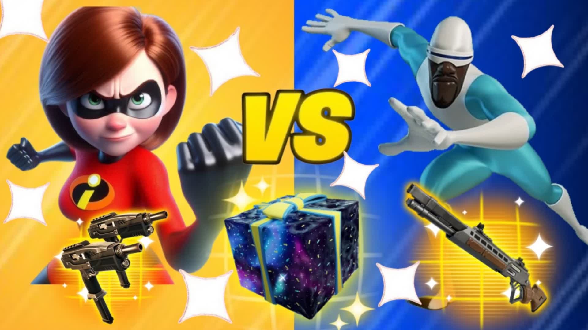 【注目の島】❤️MRS INCREDIBLE VS FROZONE💙