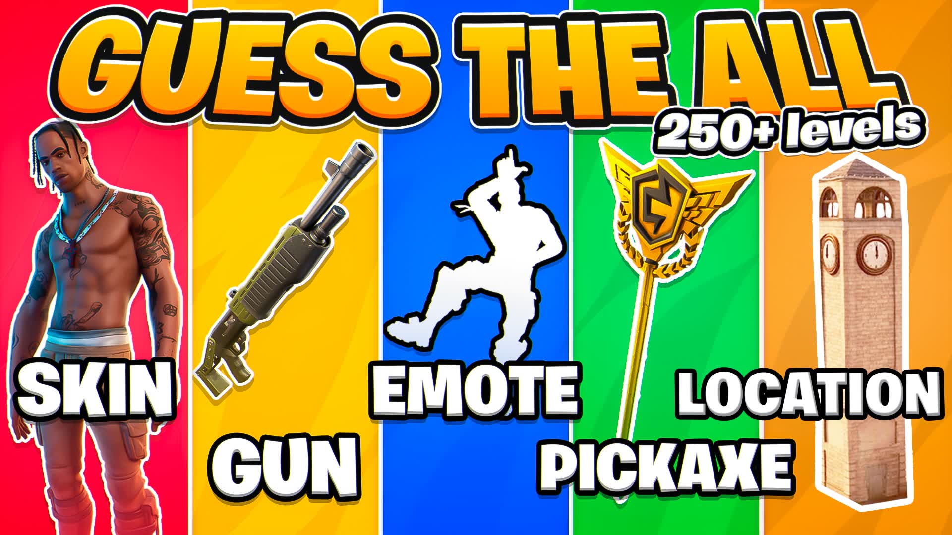 【注目の島】⭐ GUESS THE ALL⭐ - FORTNITE MINIGAME 🎮