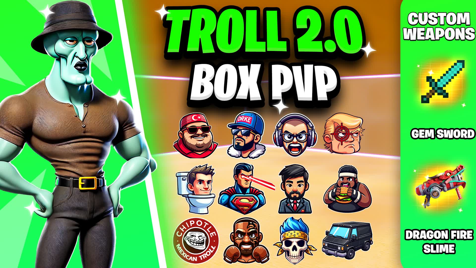 【注目の島】💀TROLL BOX PVP📦