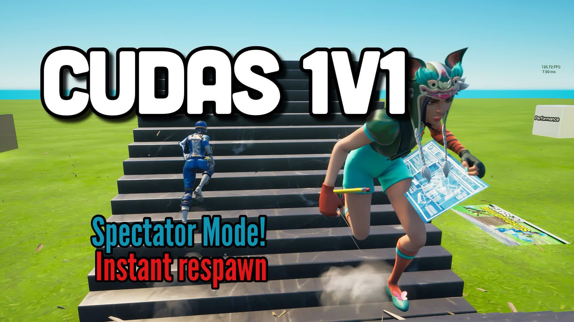 【注目の島】Cudas 1v1 Buildfights! (6 player max)