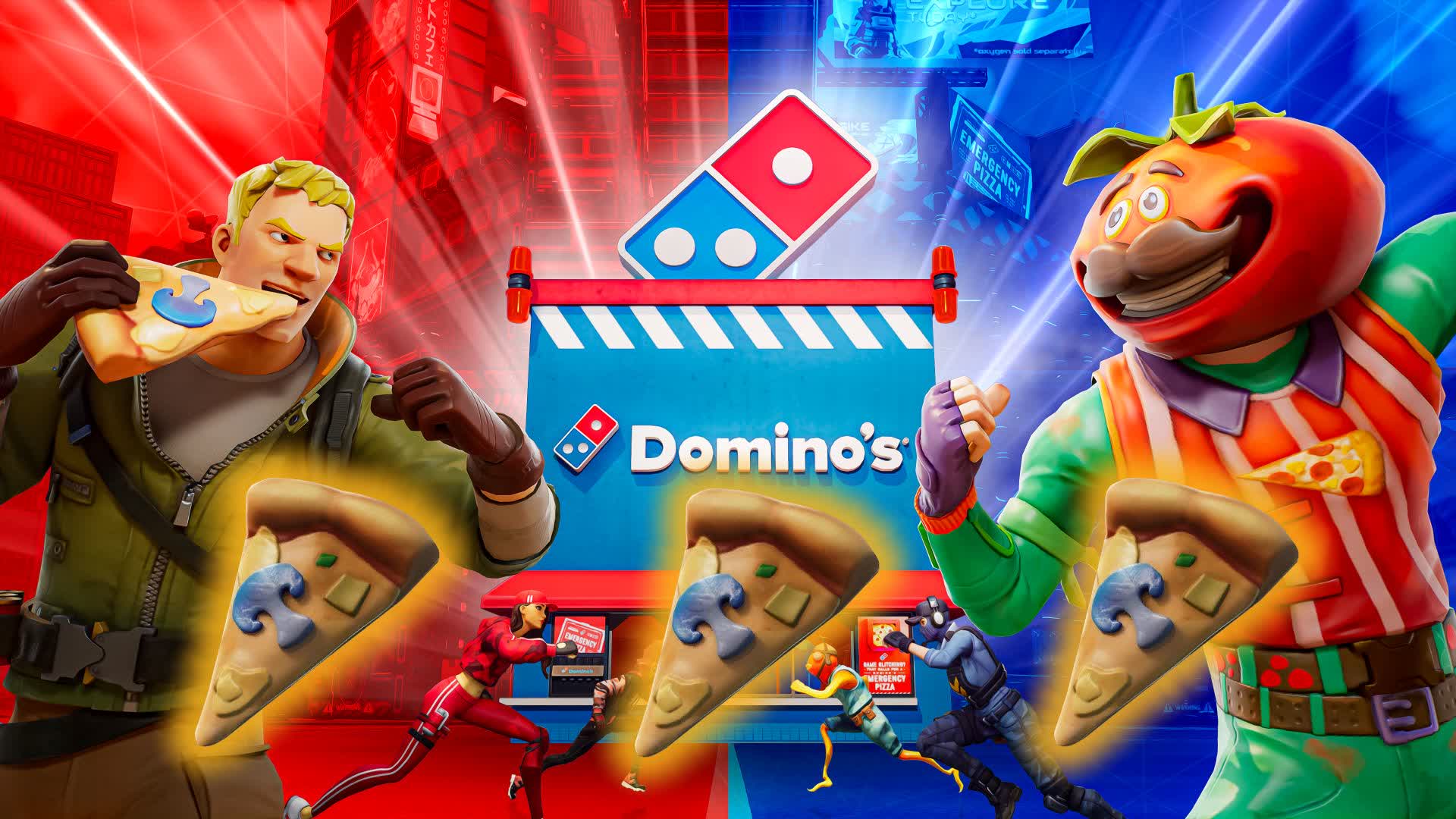 【注目の島】Red vs Blue 🔴🔵Domino's Emergency Pizza