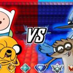 【注目の島】🔴 ADVENTURE TIME VS REGULAR SHOW 🔵