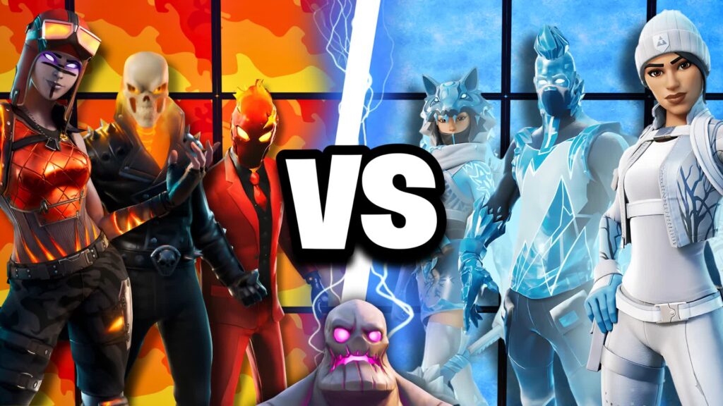 【注目の島】🔥❄️ Fire vs Ice - Red vs Blue