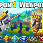 【注目の島】⭐ LOOT LAKE 🔫 GUN GAME ONE SHOT 🎯