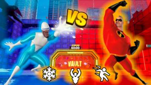 【注目の島】MR INCREDIBLE VS FROZONE🔴🔵 RED VS BLUE