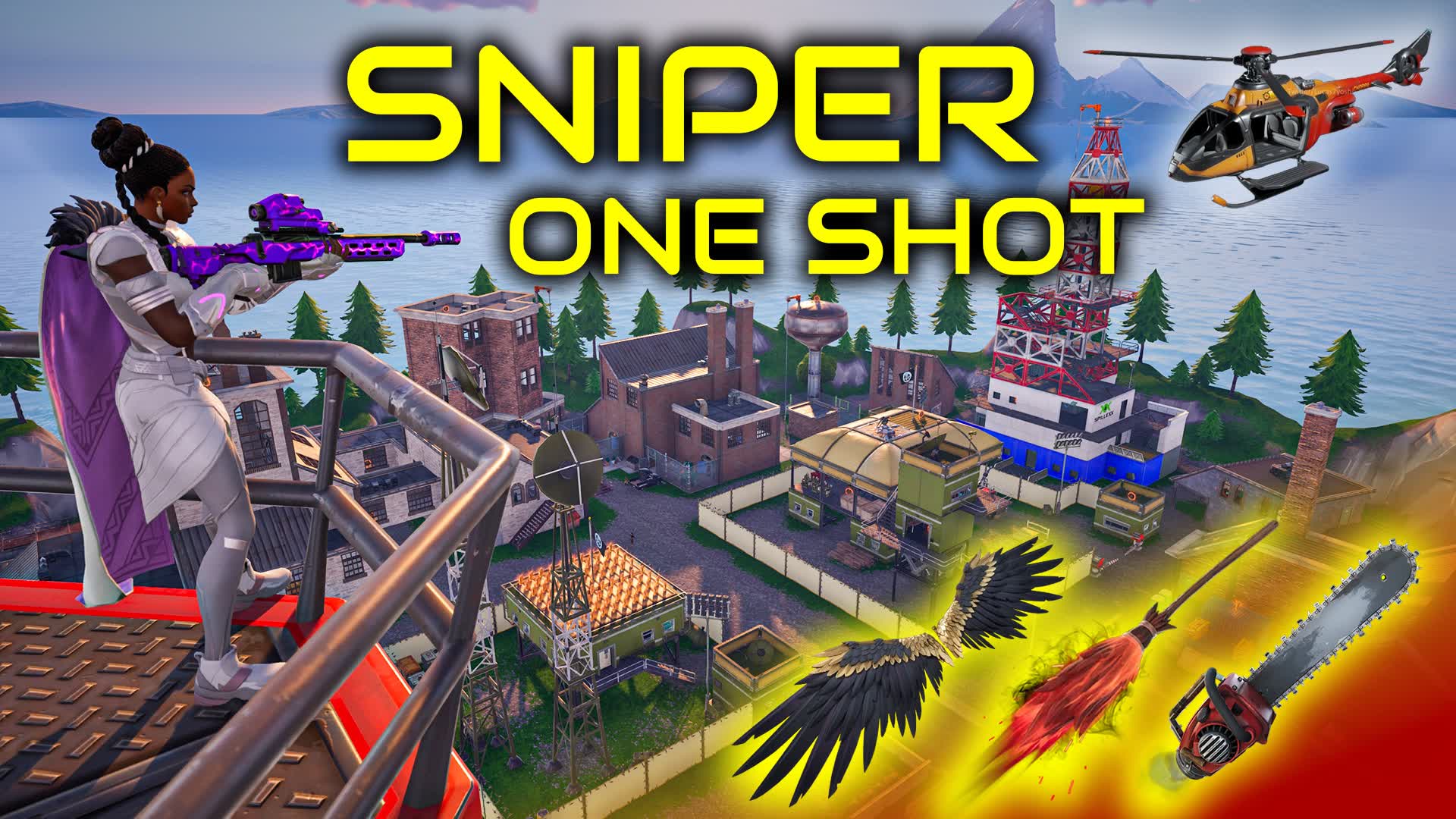 【注目の島】🔥 SNIPER ONE SHOT 🎯 PVP ZONEWARS ARENA