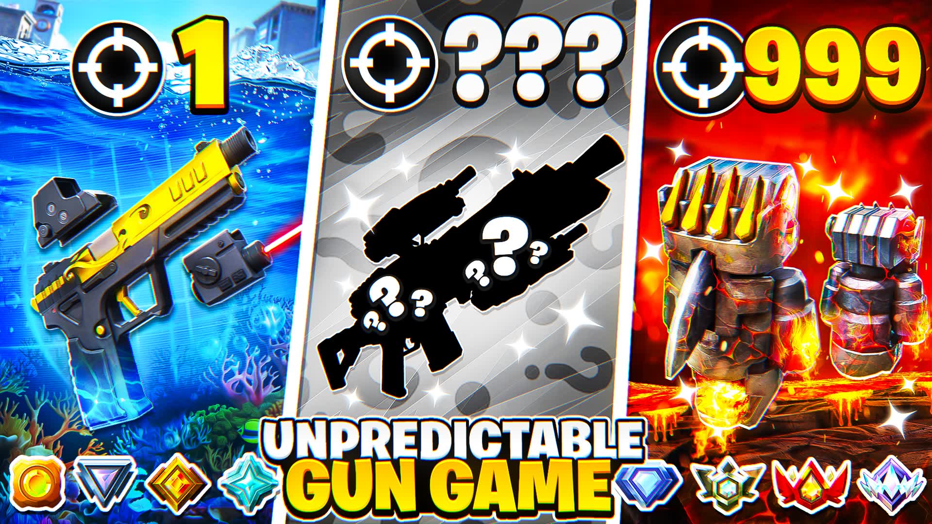 【注目の島】Unpredictable Gun Game 🔫