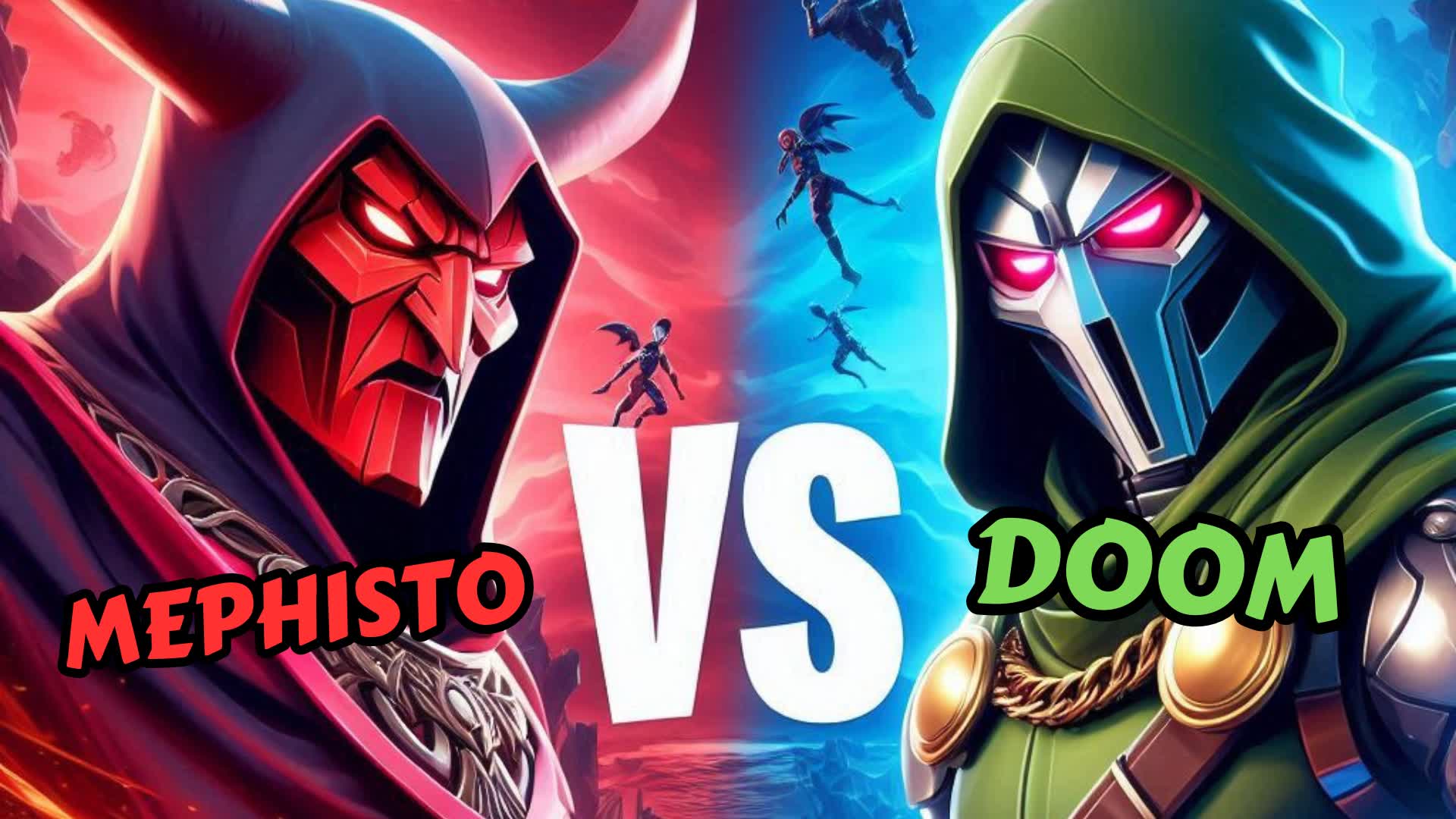 【注目の島】Mephisto Vs Doom (Red VS Blue)