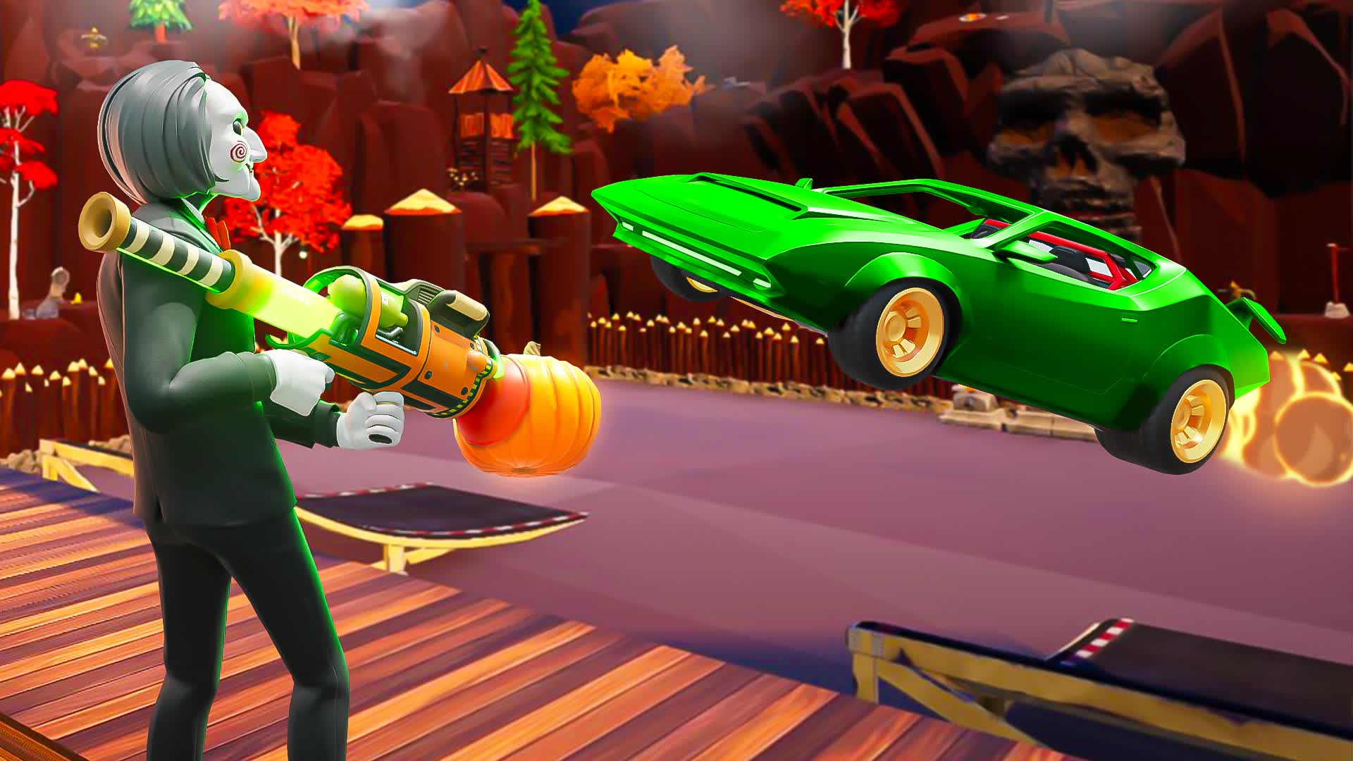 【注目の島】HALLOWEEN ROCKETS VS CARS🎃