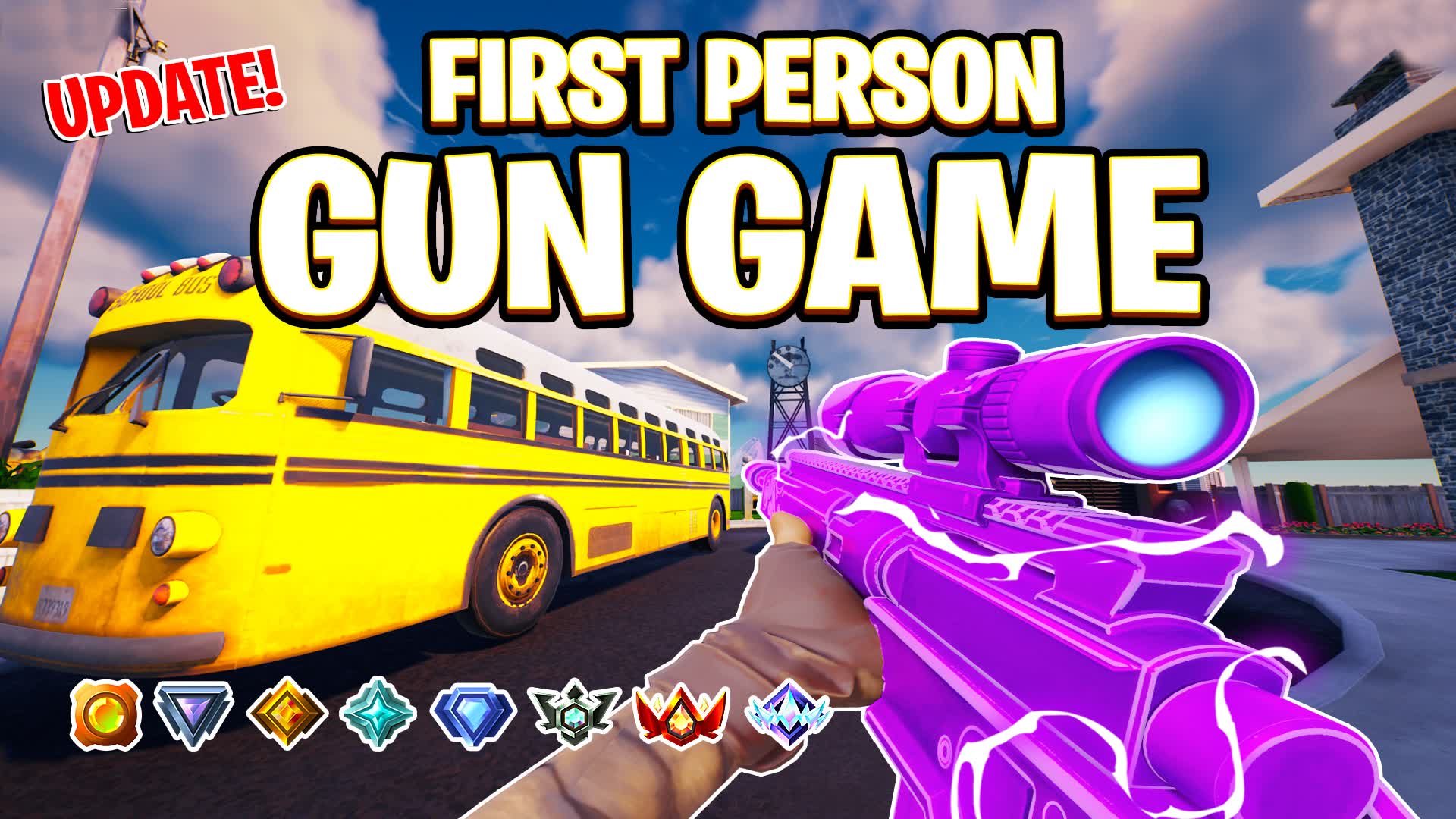 【注目の島】⭐️ FIRST PERSON GUN GAME - NUKETOWN