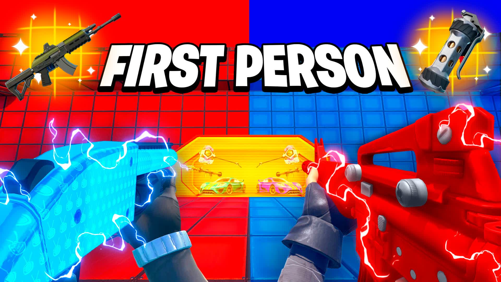 【注目の島】FIRST PERSON RED VS BLUE 🔴🔵 FPS